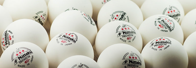 6 x Nittaku 3-Star PREMIUM 40+mm Table Tennis Balls Plastic Cell-Free 