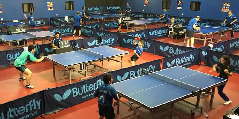 Table tennis training camps in UK and Europe