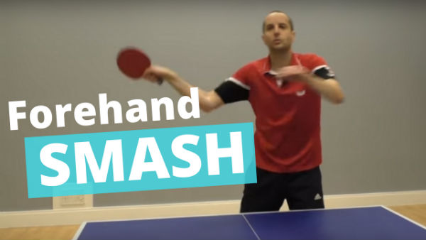 How to smash high balls