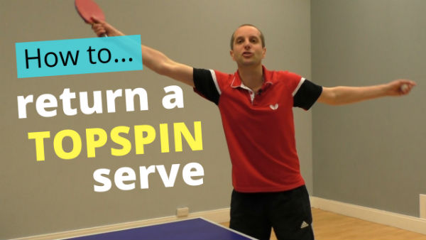 How to return a topspin serve