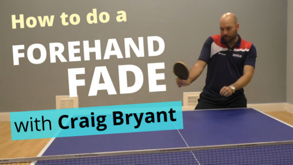 How to do a forehand fade