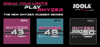 JOOLA Rhyzer 43 / 48 / Pro 50 Rubber Review