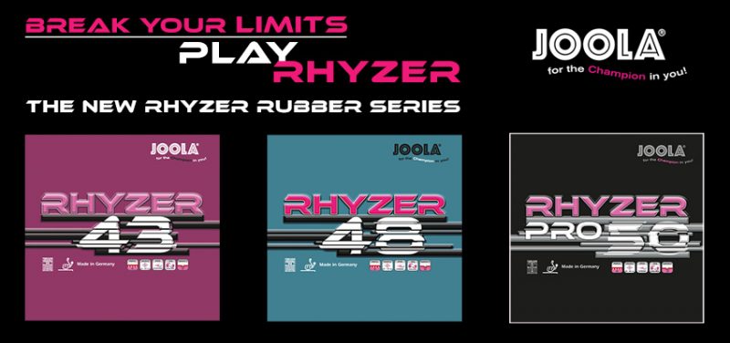 BRAND NEW JOOLA Rhyzer 43 Table Tennis Rubber Ping Pong 
