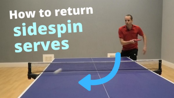 How to return different types of sidespin serve