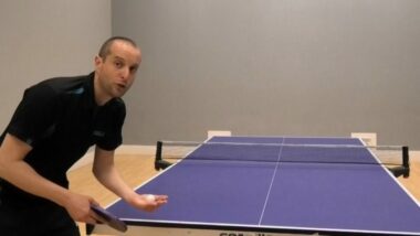 How to do a legal table tennis serve