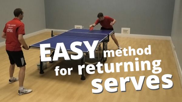 Easy method for returning serves (beginner / intermediate level)