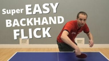 Super easy backhand flick technique