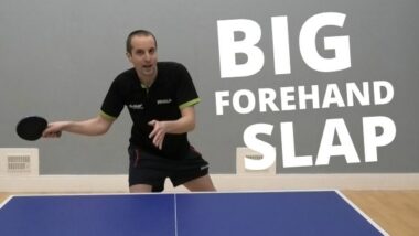 How to do the big forehand slap shot