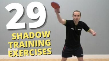 29 table tennis shadow training ideas + FREE workout sessions