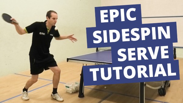 Epic sidespin serve tutorial