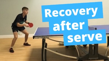 How to recover properly after your serve