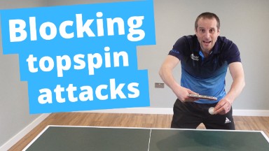 How to block high arc topspin AND low, fast topspin