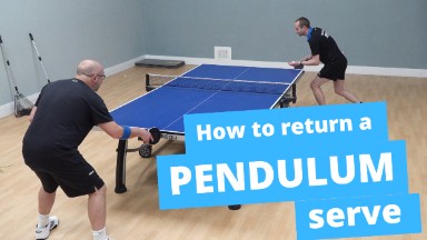 How to return a PENDULUM serve (real coaching session with Simon)