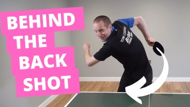 How to do a behind the back shot