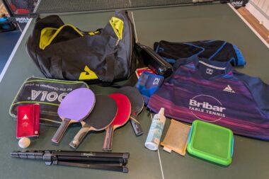 What’s in your bag? Essential items every table tennis player needs